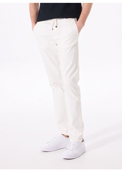 Kırık Beyaz Erkek Basic Chino Pantolon F4SM-PNT 0294 modelleri