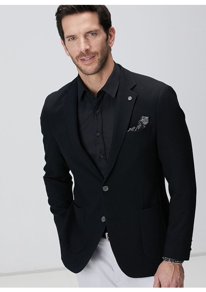 Siyah Erkek Slim Fit Ceket 1093972 modelleri