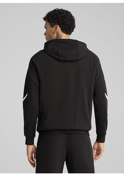 Siyah Erkek Düz Zip Ceket 63061501 Bmw Mms Hooded Sweat Jacke indirimleri