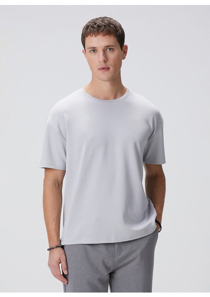 Gri Erkek Slim Fit T-Shirt 1094075