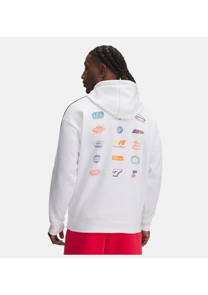 Erkek Ua Project Rock Icon Fleece Kapüşonlu Sweatshirt 1389916-100
