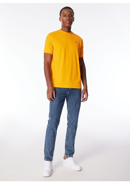 Bisiklet Yaka Turuncu Erkek T-Shirt 755055542221 fiyatları