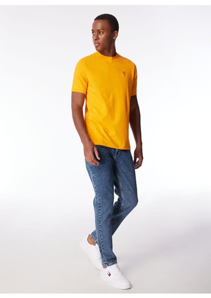 Bisiklet Yaka Turuncu Erkek T-Shirt 755055542221 modelleri