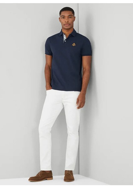 Lacivert Erkek Slim Fit Polo T-Shirt HM563267 indirimleri