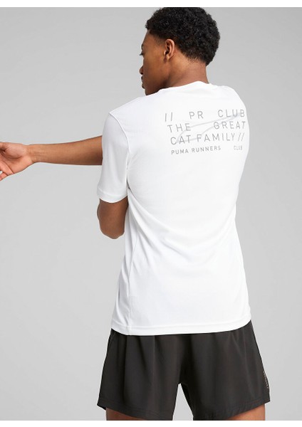Beyaz Erkek Regular Fit T-Shirt 52655702 Graphıcs Runnıng Illustrat