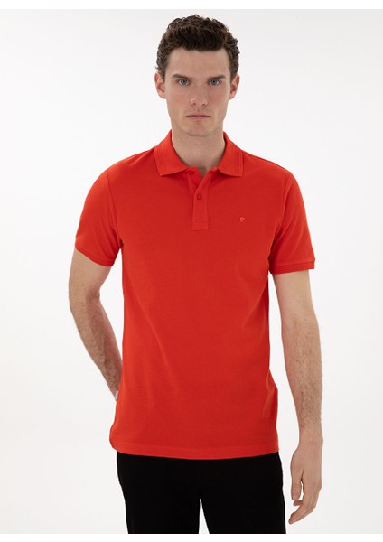 Kırmızı Erkek Slim Fit Polo T-Shirt Sunny modelleri