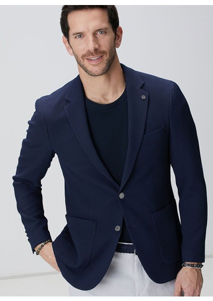 Lacivert Erkek Slim Fit Ceket 1093972