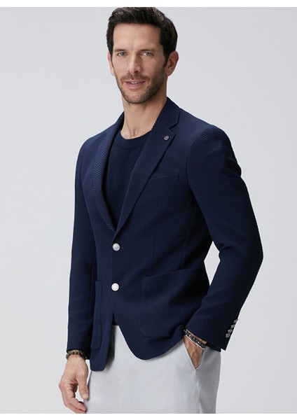 Lacivert Erkek Slim Fit Ceket 1093972 indirimleri