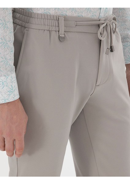 Gri Klasik Jogger Pantolon