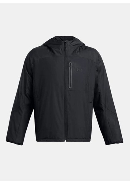 1388902-001 Unstoppable Ins Jacket Siyah Fermuarlı Yaka Normal Kalıp Erkek Zip Ceket