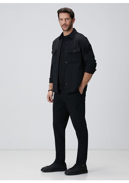 Siyah Erkek Comfort Fit T-Shirt 1090797 modelleri