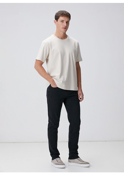 Gri Erkek Comfort Fit T-Shirt 1094087 modelleri