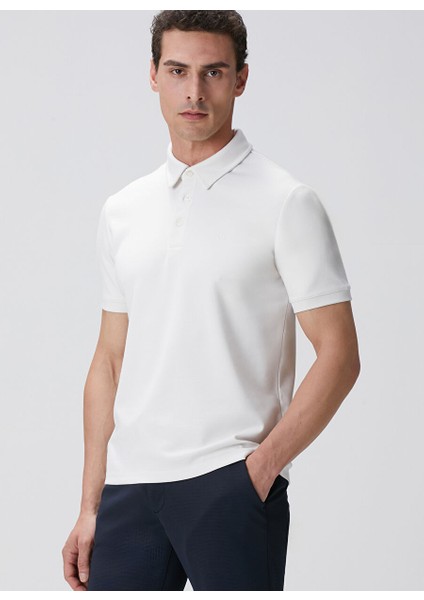 Ekru Erkek Slim Fit T-Shirt 1094086 fırsatları