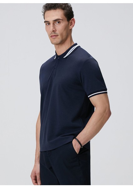 Lacivert Erkek Slim Fit T-Shirt 1094080 fırsatları