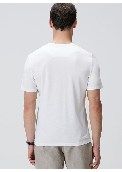 Ekru Erkek Slim Fit T-Shirt 1094090 indirimleri