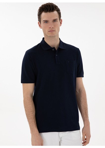 Lacivert Erkek Regular Fit Polo T-Shirt Sunny-R modelleri