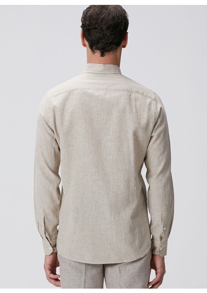 Vizon Erkek Alttan Britli Slim Fit Gömlek 1094107 indirimleri
