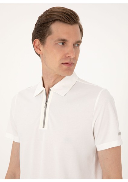 Ekru Erkek Slim Fit Polo T-Shirt Feel fiyatları