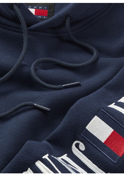 Kapüşon Yaka Baskılı Lacivert Erkek Sweatshirt DM0DM18494C1G fiyatları