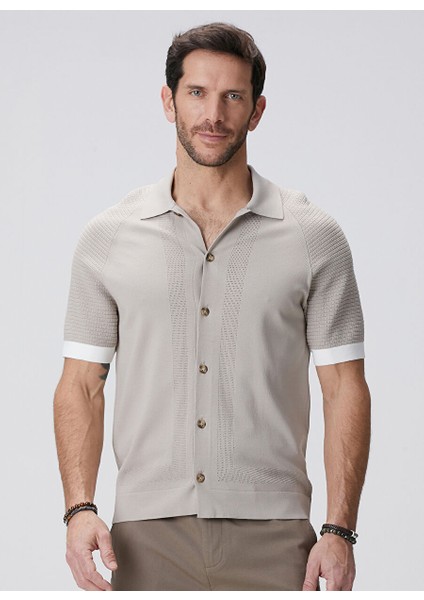 Vizon Erkek Gömlek Slim Fit Hırka 1093837