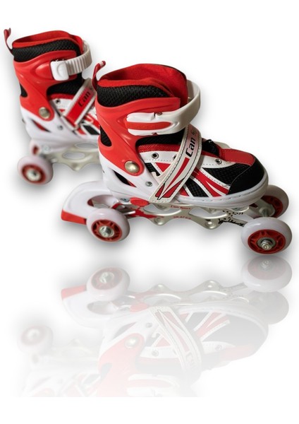 Çocuk Pateni Alıştırma Pateni 2+2 , 2+1 Ayarlanabilir Teker ve Numaralı Başlangıç Pateni (30-33)