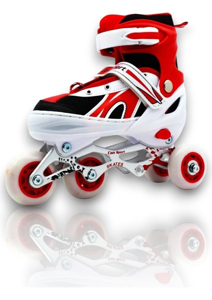 Çocuk Pateni Alıştırma Pateni 2+2 , 2+1 Ayarlanabilir Teker ve Numaralı Başlangıç Pateni (30-33) fiyatları