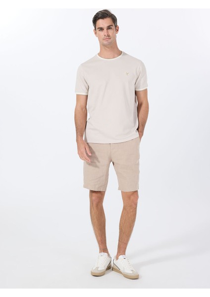 Bej Erkek Regular Fit T-Shirt FC5SM-TST 2761 fiyatları