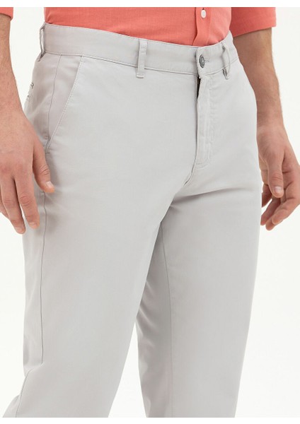 Normal Bel Normal Paça Regular Fit Açık Gri Erkek Pantolon Rıver indirimleri
