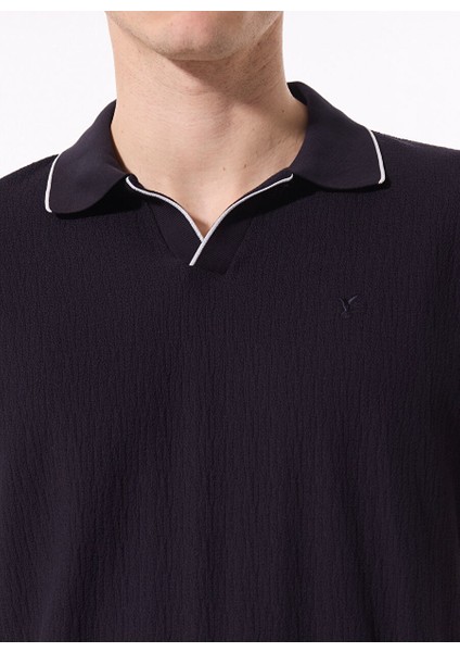 Lacivert Erkek Polo Yaka Regular Fit Polo T-Shirt cm Serıus fırsatları