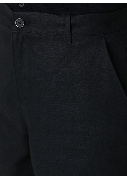 Siyah Erkek Slim Fit Şort 1094000