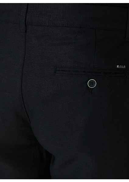 Siyah Erkek Slim Fit Şort 1094000