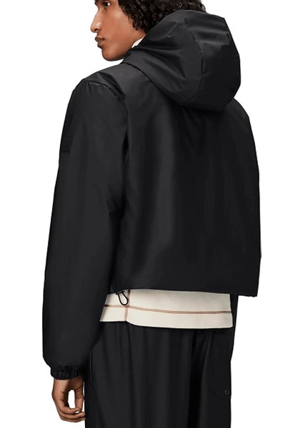Siyah Erkek Normal Düz Ceket Lohja Short Insulated Jacket W3T1