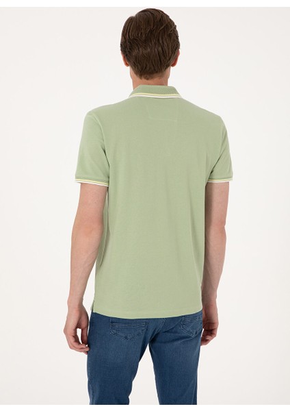 Haki Erkek Slim Fit Polo T-Shirt Bena indirimleri