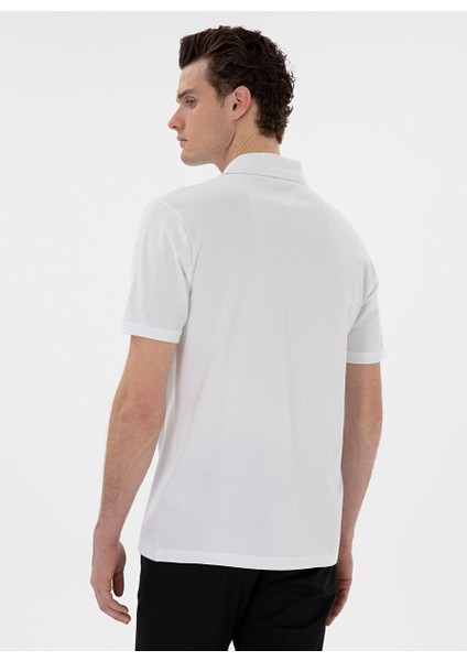 Beyaz Erkek Regular Fit Polo T-Shirt Sunny-R indirimleri