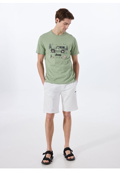 Mint Erkek Bisiklet Yaka Relaxed Baskılı T-Shirt J4SM-TST7237 fiyatları