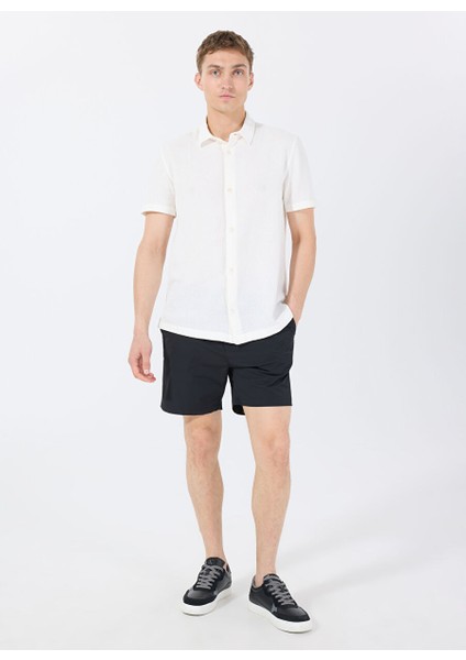 Gmg Fırenze Siyah Erkek Slim Fit Şort GU25MSS09023