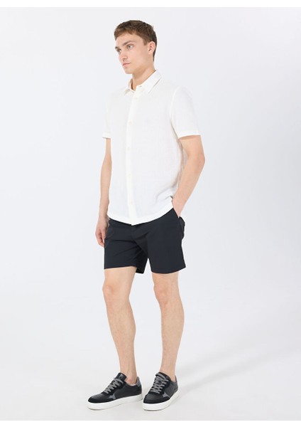 Gmg Fırenze Siyah Erkek Slim Fit Şort GU25MSS09023
