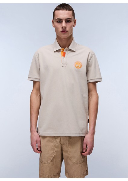 Napapıjrı Gri E-Clanıs Ss Erkek T-Shirt NP0A4ID3N1P1