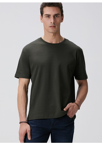 Haki Erkek Comfort Fit T-Shirt 1094087