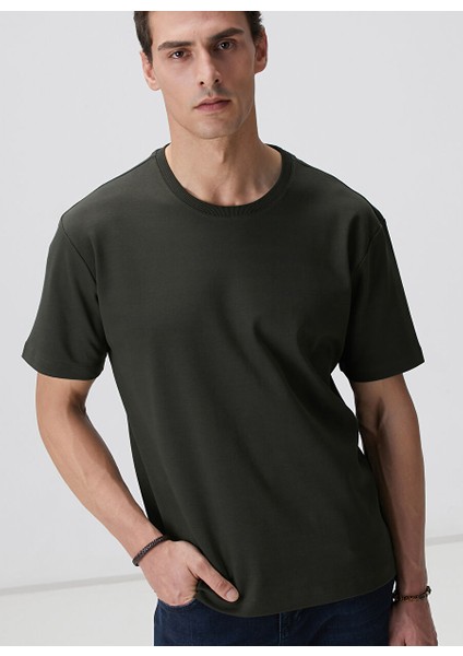 Haki Erkek Comfort Fit T-Shirt 1094087 fiyatları