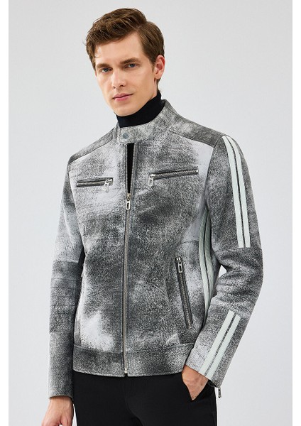 Carrera Erkek Gri Nubuk Deri Spor Ceket 24WGD6528WB modelleri