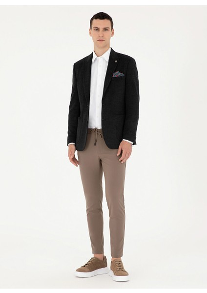 Vizon Erkek Slim Fit Düz Pantolon E19400/PB