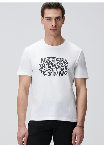 Ekru Erkek Slim Fit T-Shirt 1094089