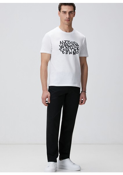 Ekru Erkek Slim Fit T-Shirt 1094089