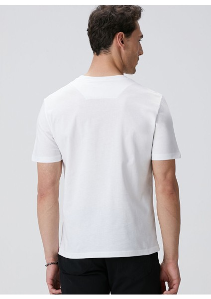 Ekru Erkek Slim Fit T-Shirt 1094089