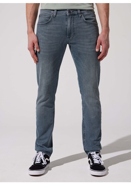 Erkek Dar Paça Slim Fit Denim Pantolon L719046853_LUKE