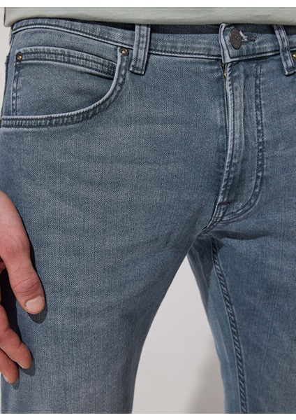 Erkek Dar Paça Slim Fit Denim Pantolon L719046853_LUKE
