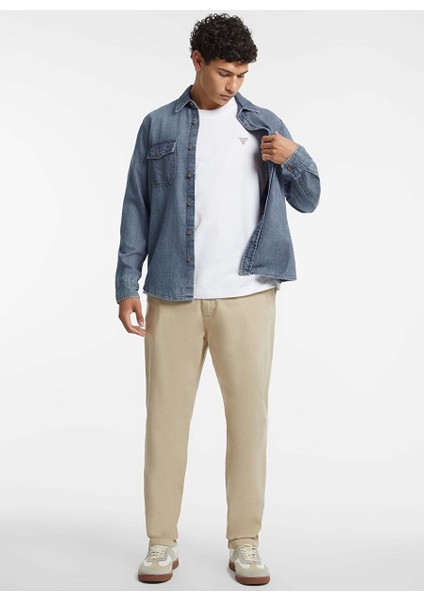 Indigo Erkek Regular Fit Denim Gömlek M4YH56D5EI2GJMW Gj