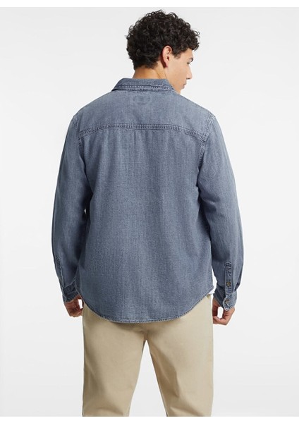 Indigo Erkek Regular Fit Denim Gömlek M4YH56D5EI2GJMW Gj