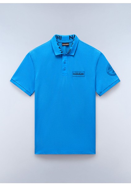 Napapıjrı Mavi E-Amundsen 1 Erkek T-Shirt NP0A4IN9B2W1